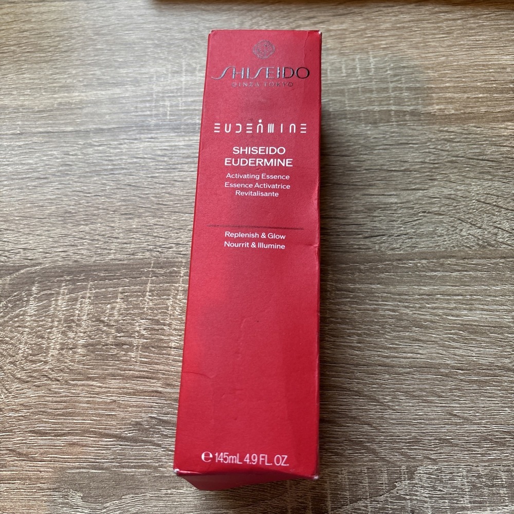 Shiseido Eudermine Activating Essence Active Red Tech 4.9oz / 145ml  NEW in BOX
